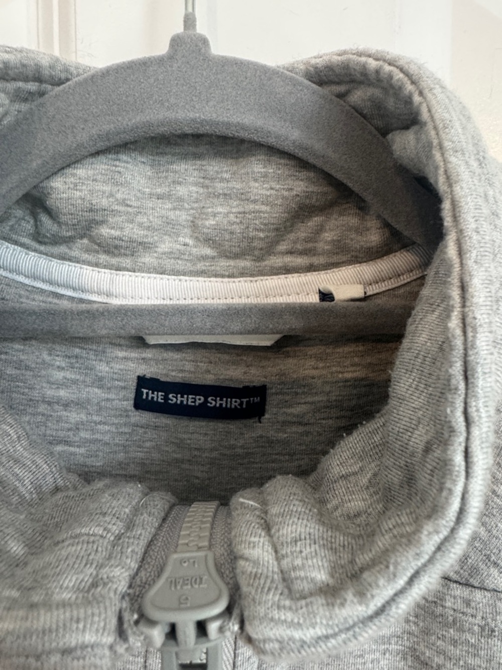 Vineyard Vines Heather Gray Half-Zip Pullover - Picture 3 of 7